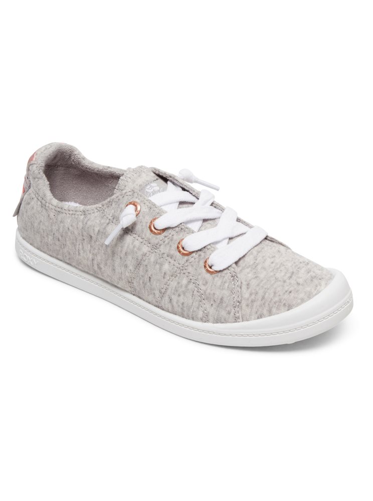 Dark Grey Women\'s Roxy Bayshore Sneakers | USA CBXL-45628