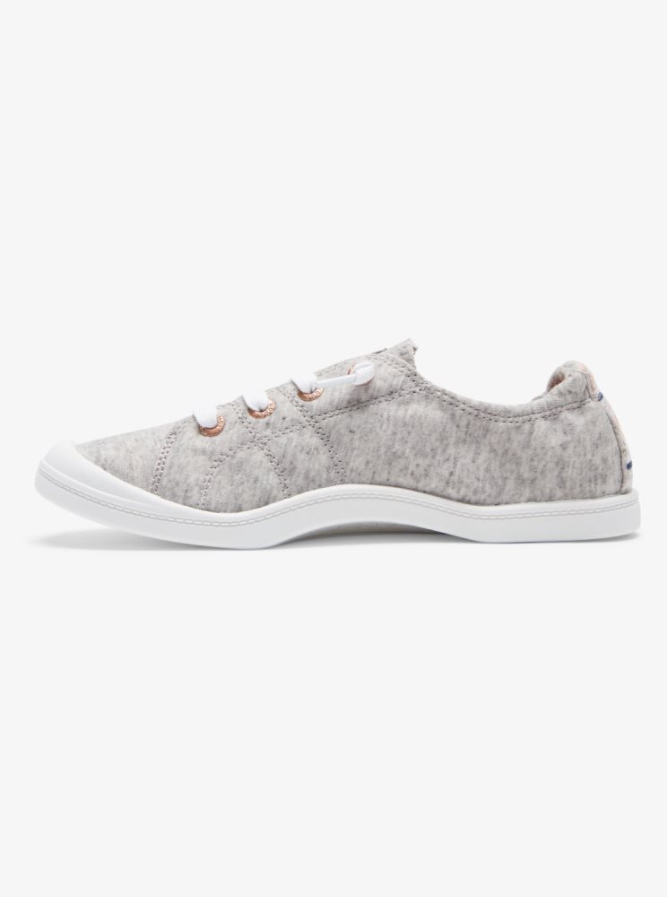 Dark Grey Women's Roxy Bayshore Sneakers | USA KVYU-95260