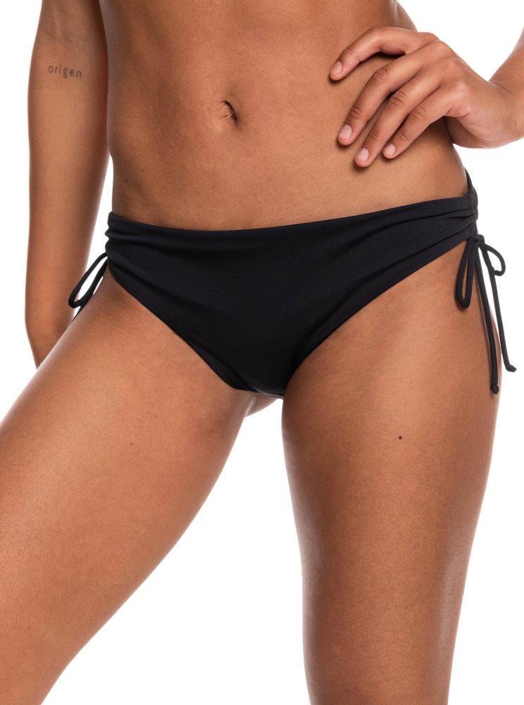 Dark Grey Women\'s Roxy Beach Classics Hipster Bikini Bottoms | USA OXML-08692