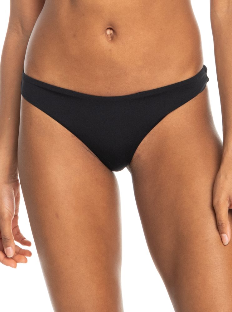 Dark Grey Women\'s Roxy Beach Classics Mini Bikini Bottoms | USA CAZN-48396