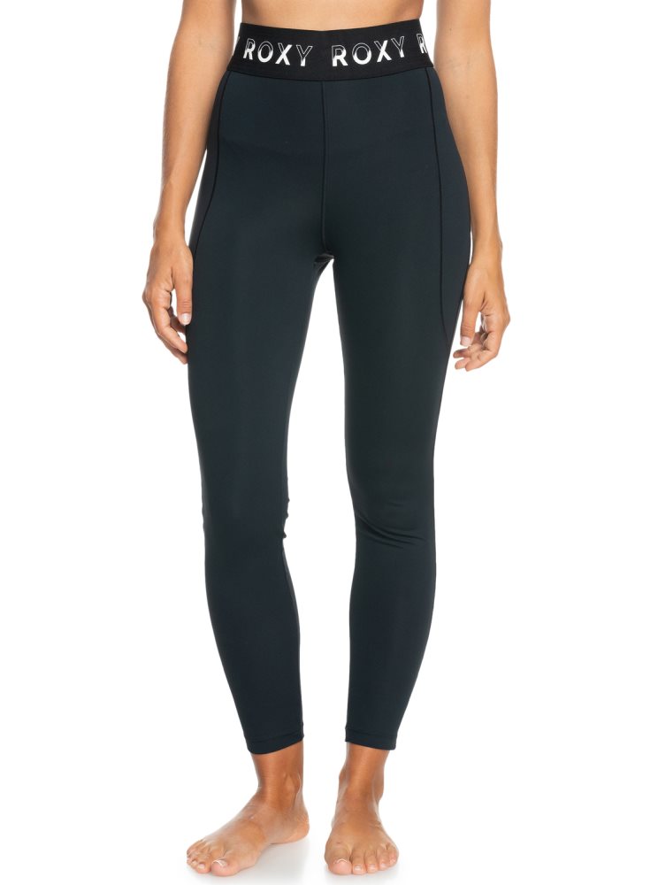 Dark Grey Women's Roxy Bold Moves Technical Leggings | USA JZUQ-72391