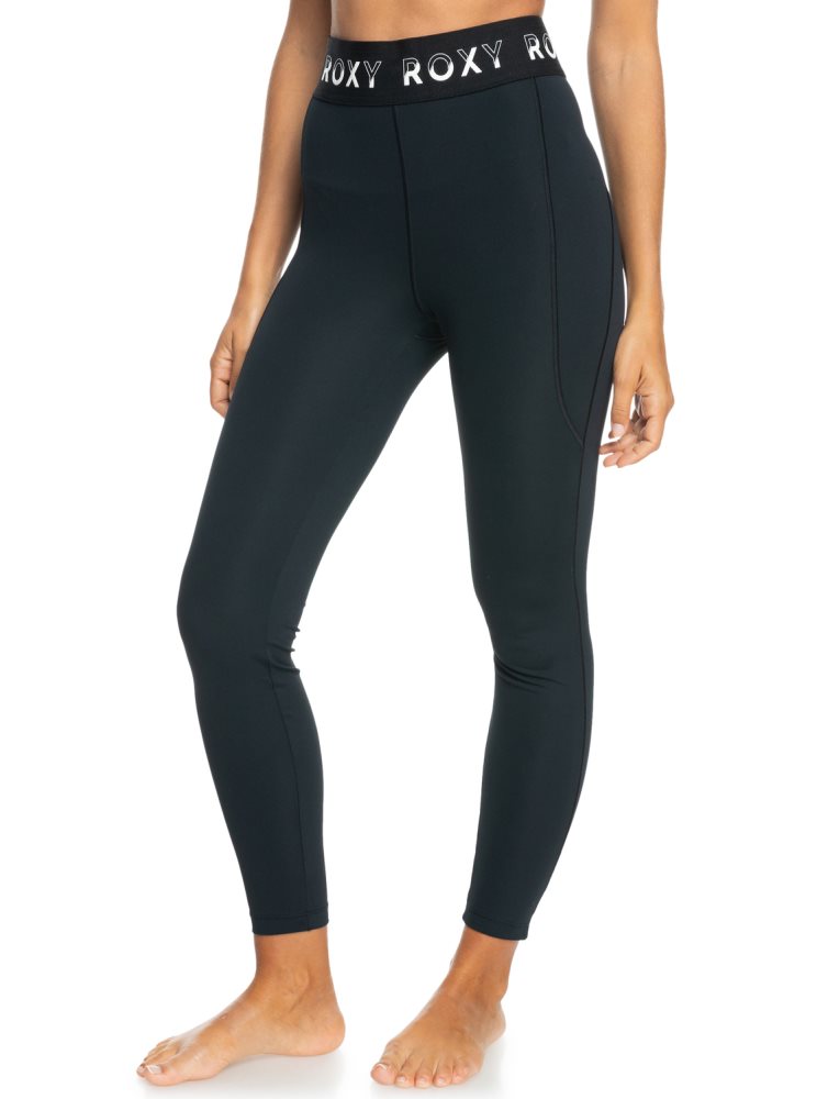 Dark Grey Women's Roxy Bold Moves Technical Leggings | USA JZUQ-72391