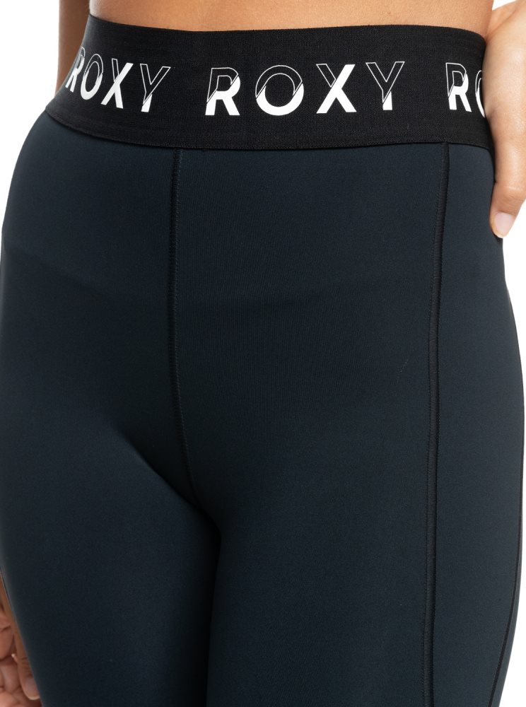 Dark Grey Women's Roxy Bold Moves Technical Leggings | USA JZUQ-72391