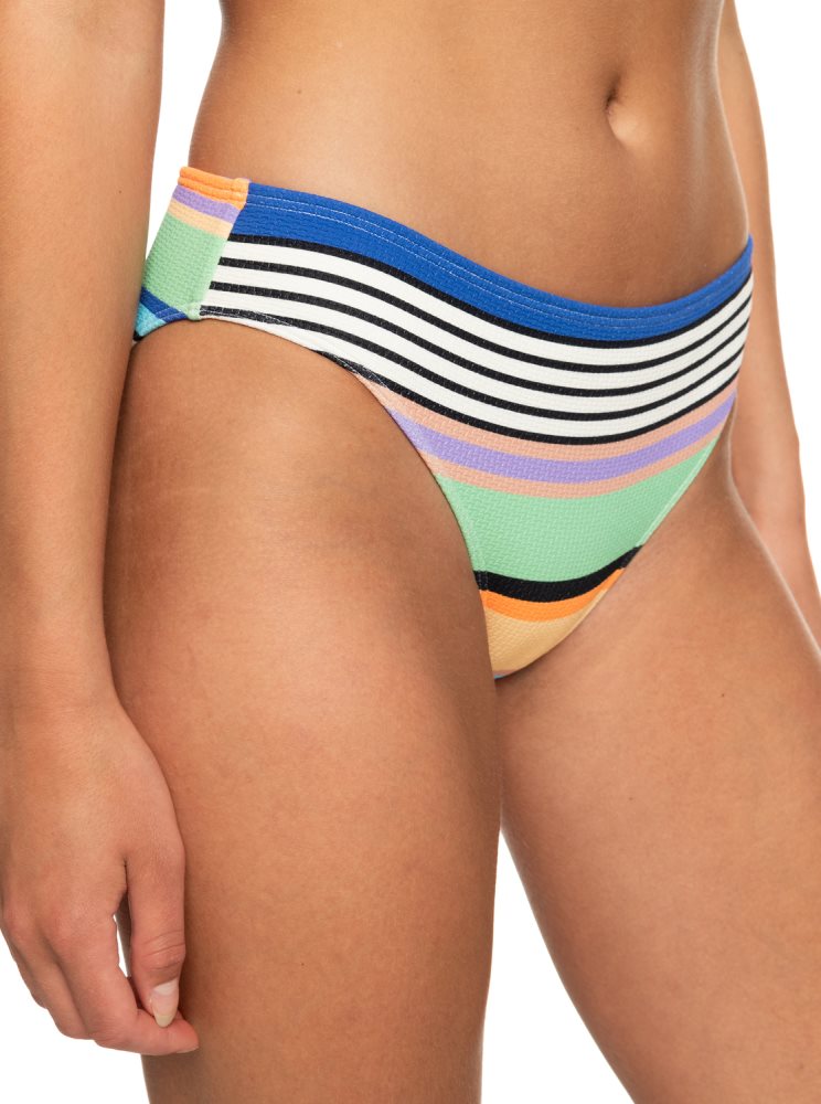 Dark Grey Women's Roxy Color Jam Hipster Bikini Bottoms | USA TOGE-59736