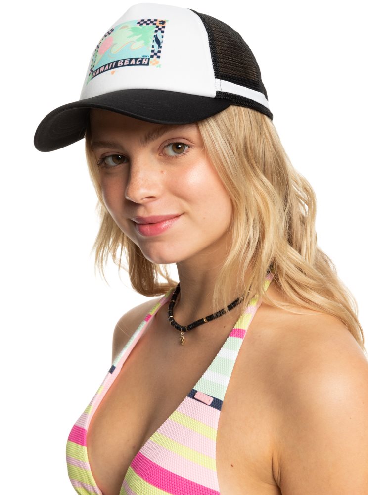 Dark Grey Women's Roxy Dig This Trucker Hats | USA EAZK-29514