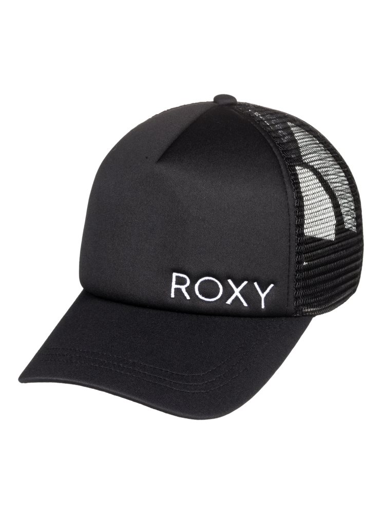 Dark Grey Women's Roxy Finishline 2 Black Trucker Hats | USA ECGP-01746