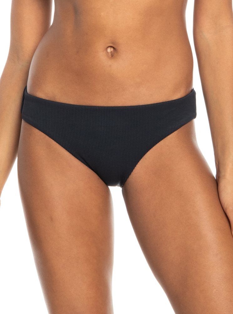 Dark Grey Women's Roxy Love The Comber Bikini Bottoms | USA OSGY-50489