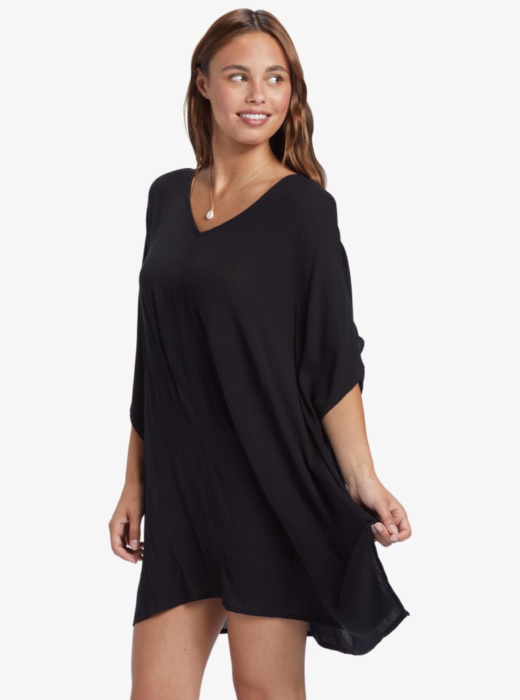 Dark Grey Women's Roxy Moon Blessing Ponchos | USA EIZA-51923