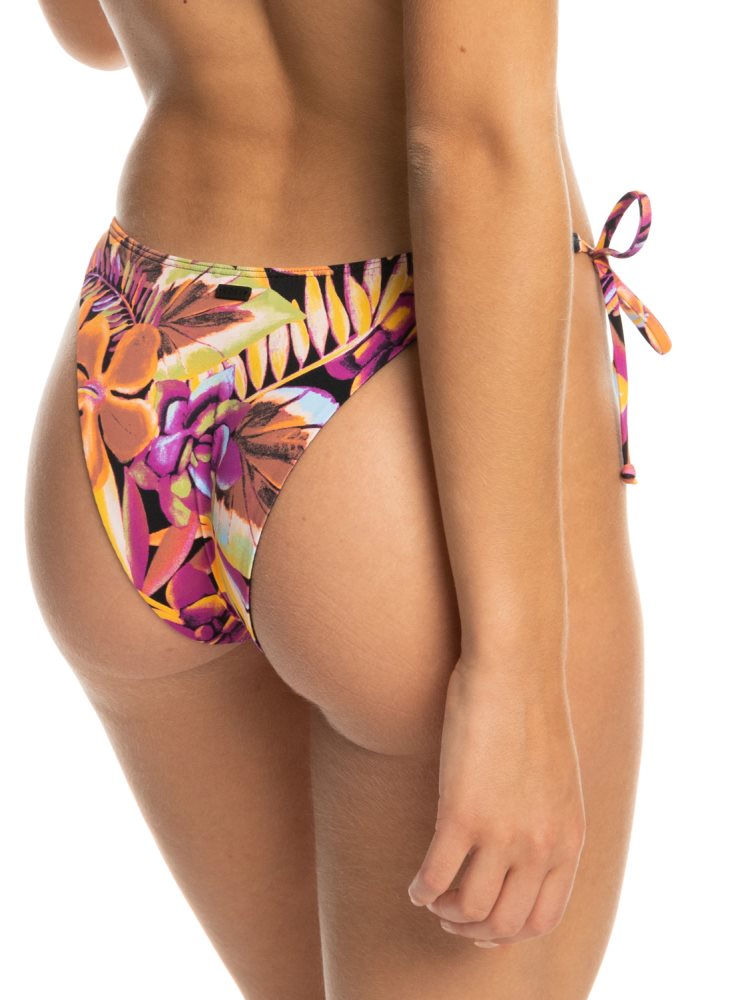 Dark Grey Women's Roxy Printed Beach Classics Cheeky Bikini Bottoms | USA SOTQ-73951