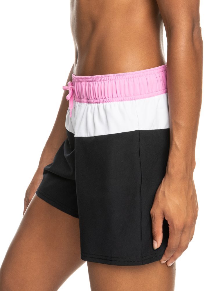 Dark Grey Women's Roxy Sea Active Boardshorts | USA YQFU-49372