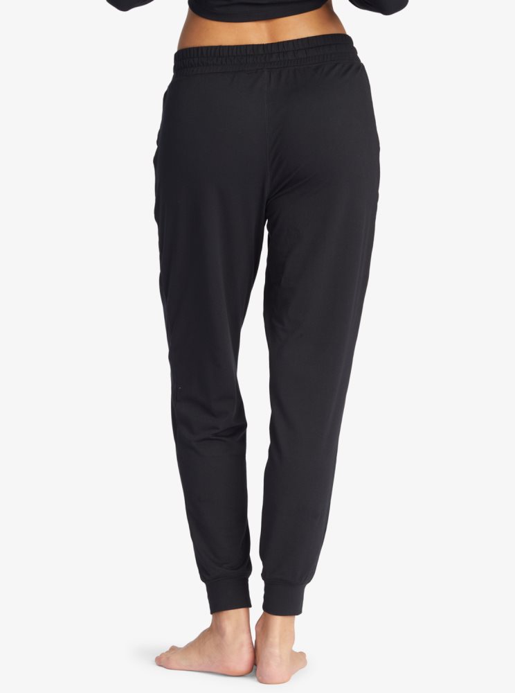 Dark Grey Women's Roxy Sun Might Shine Workout Pants | USA MSDA-31946