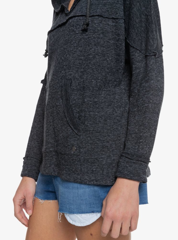 Dark Grey Women's Roxy Surfer Paradise Knit Tops | USA NRCA-43521