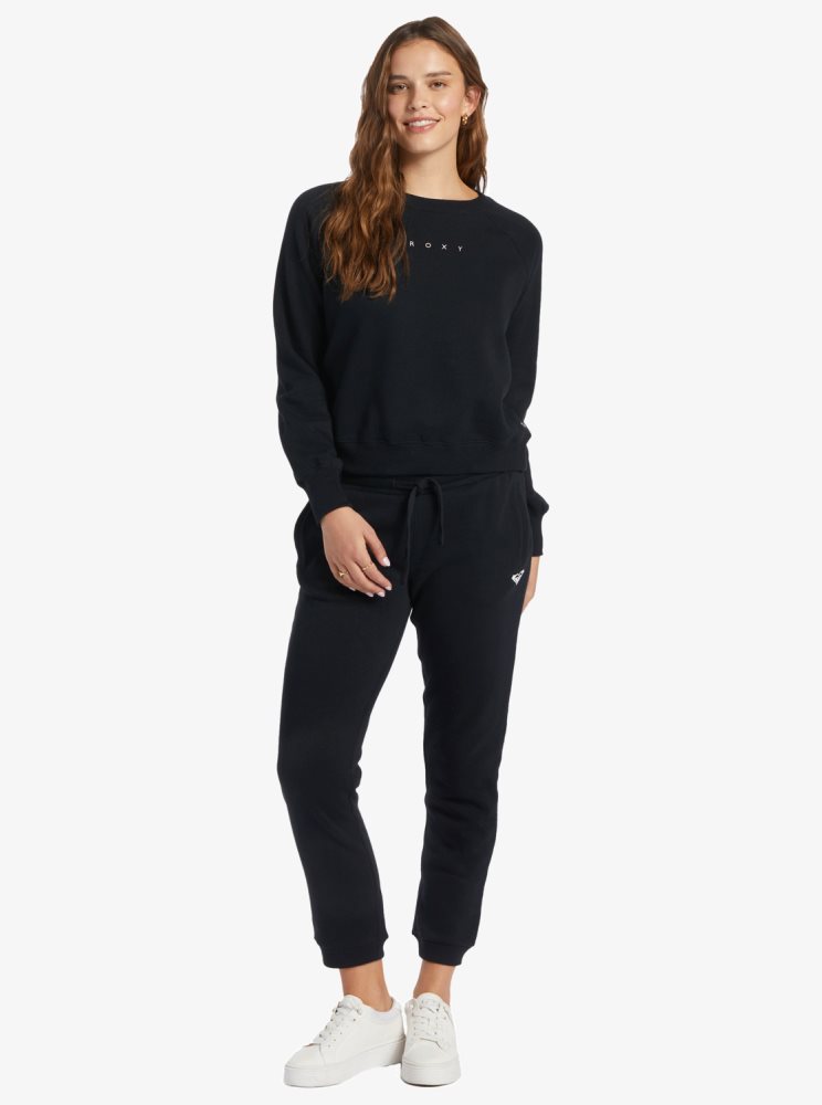 Dark Grey Women's Roxy Wild Ride Sweatshirts | USA VXWL-04698