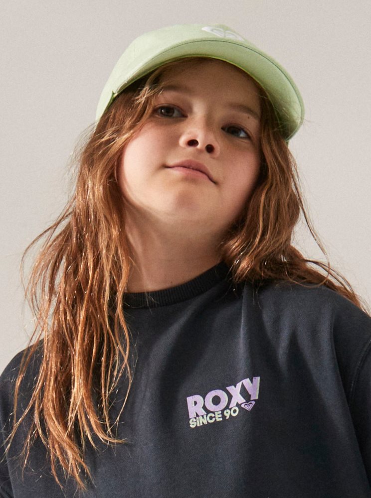 Green Kids' Roxy 4-16 Dear Believer Baseball Caps | USA XTHS-61809