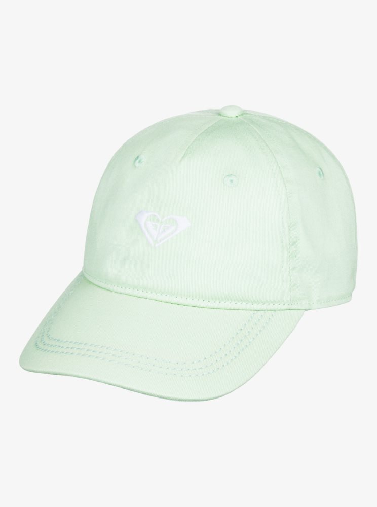 Green Kids' Roxy 4-16 Dear Believer Baseball Caps | USA XTHS-61809