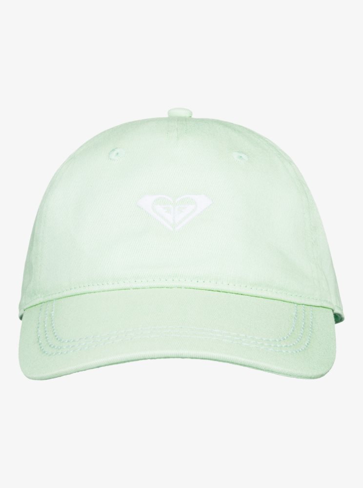 Green Kids' Roxy 4-16 Dear Believer Baseball Caps | USA XTHS-61809