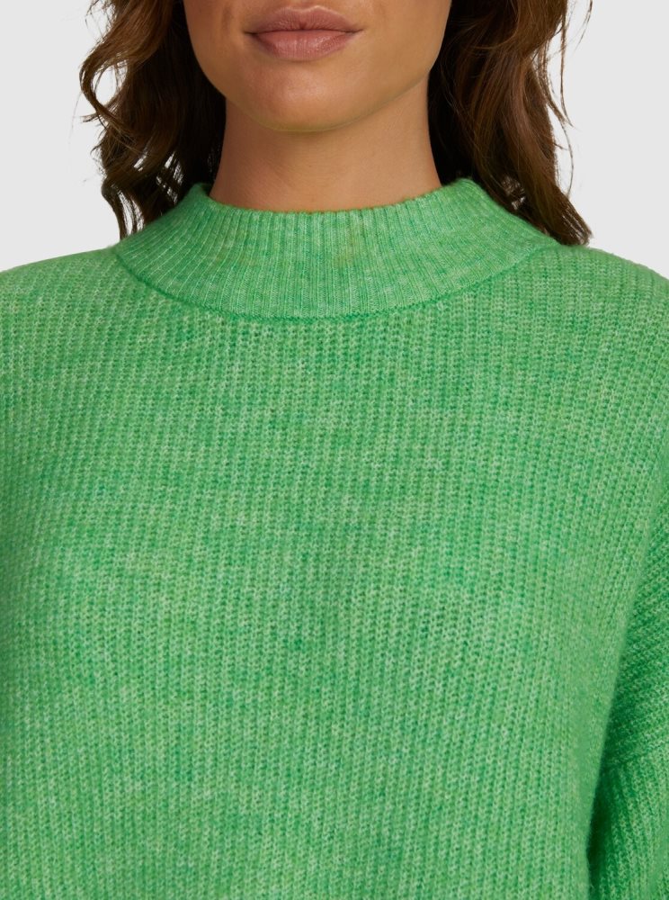 Green Women's Roxy Little Dume Oversized Sweaters | USA AEKJ-28403