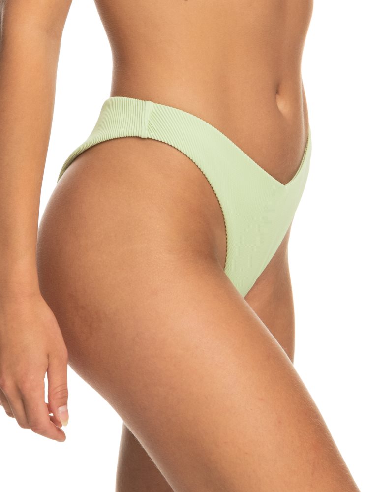 Green Women's Roxy Love Cheeky Bikini Bottoms | USA GZWO-58160