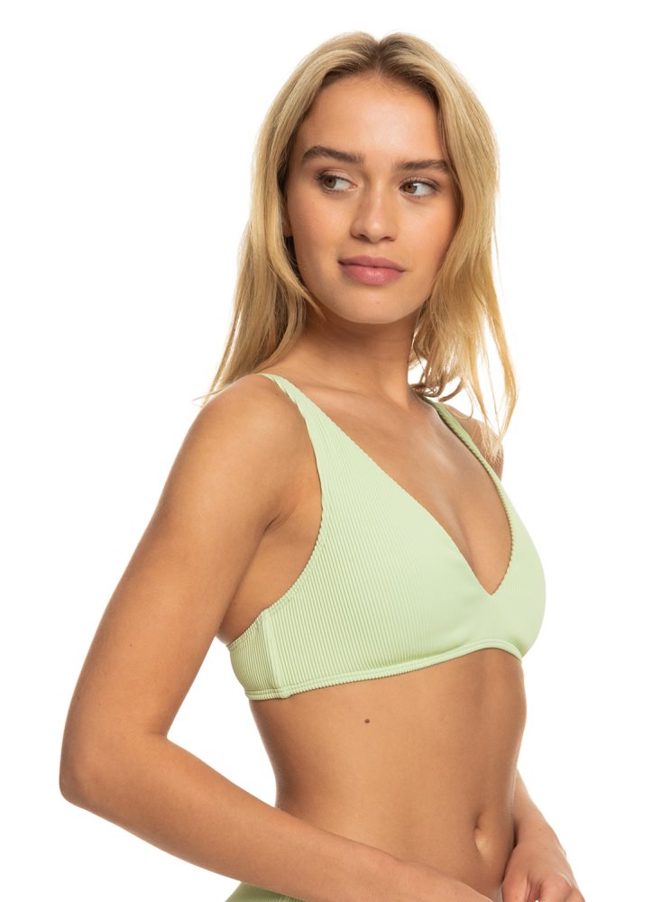 Green Women's Roxy Love The Oceana Bikini Tops | USA EPJF-04831