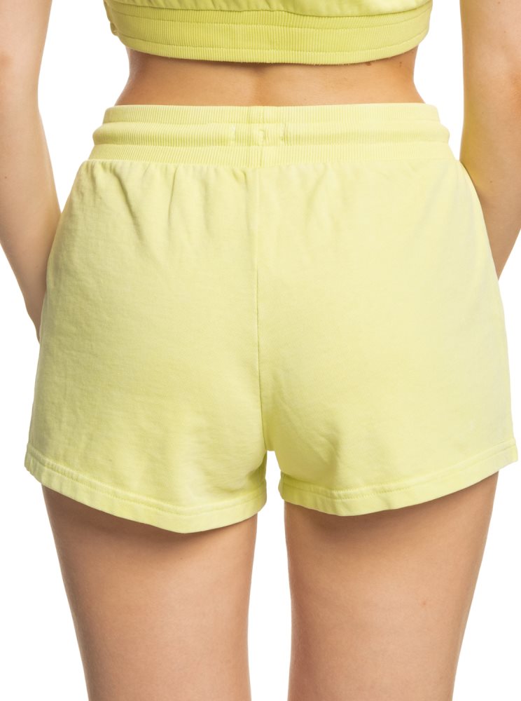 Green Women's Roxy Taking It Easy Sweat Shorts | USA ELJC-07654