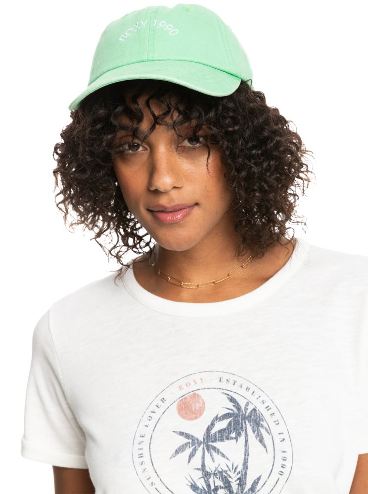 Green Women\'s Roxy Toadstool Baseball Caps | USA ZJFK-71435