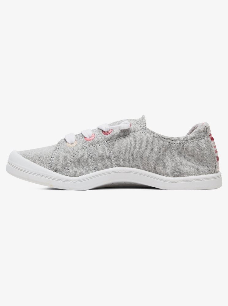 Grey Kids' Roxy 4-16 Bayshore Slip On Shoes | USA HZKP-07683