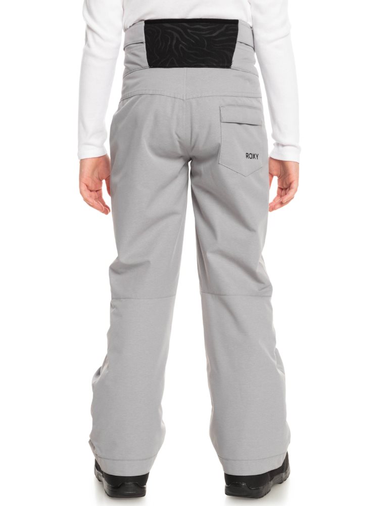 Grey Kids' Roxy 4-16 Diversion Insulated Snow Pants | USA KLZS-61854