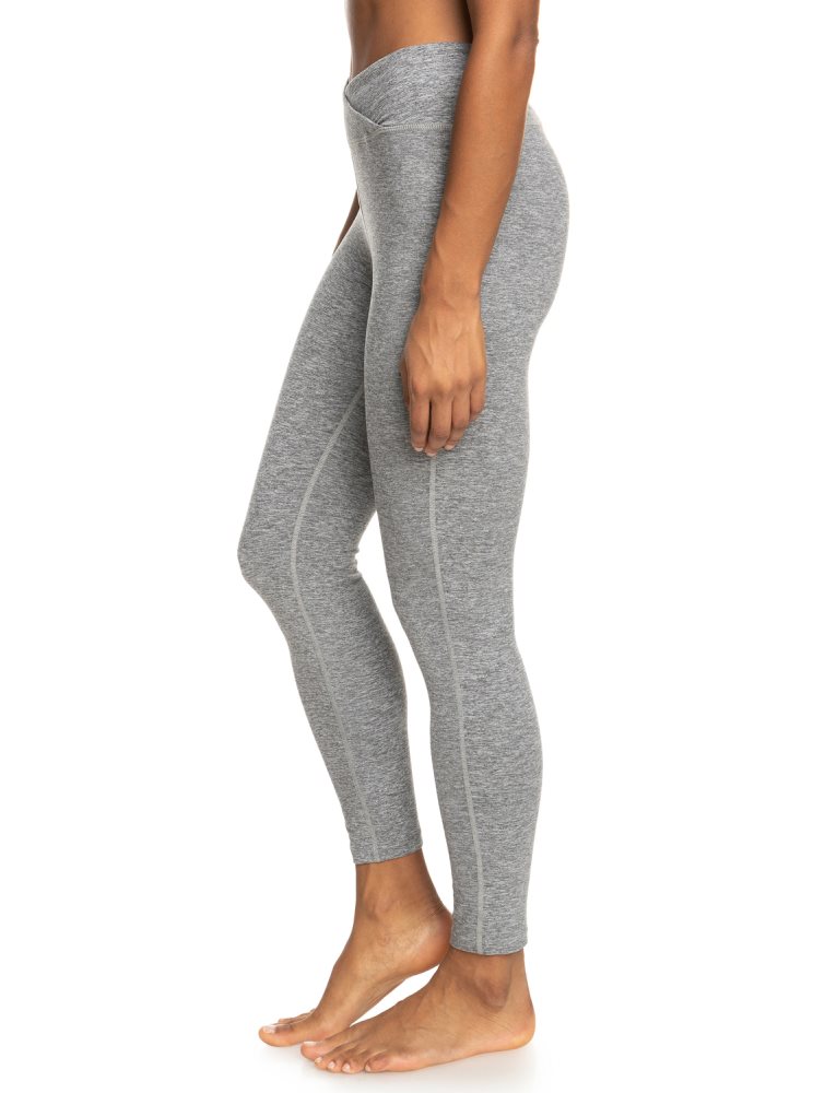 Grey Women's Roxy Everyday Technical Leggings | USA CMOQ-97245