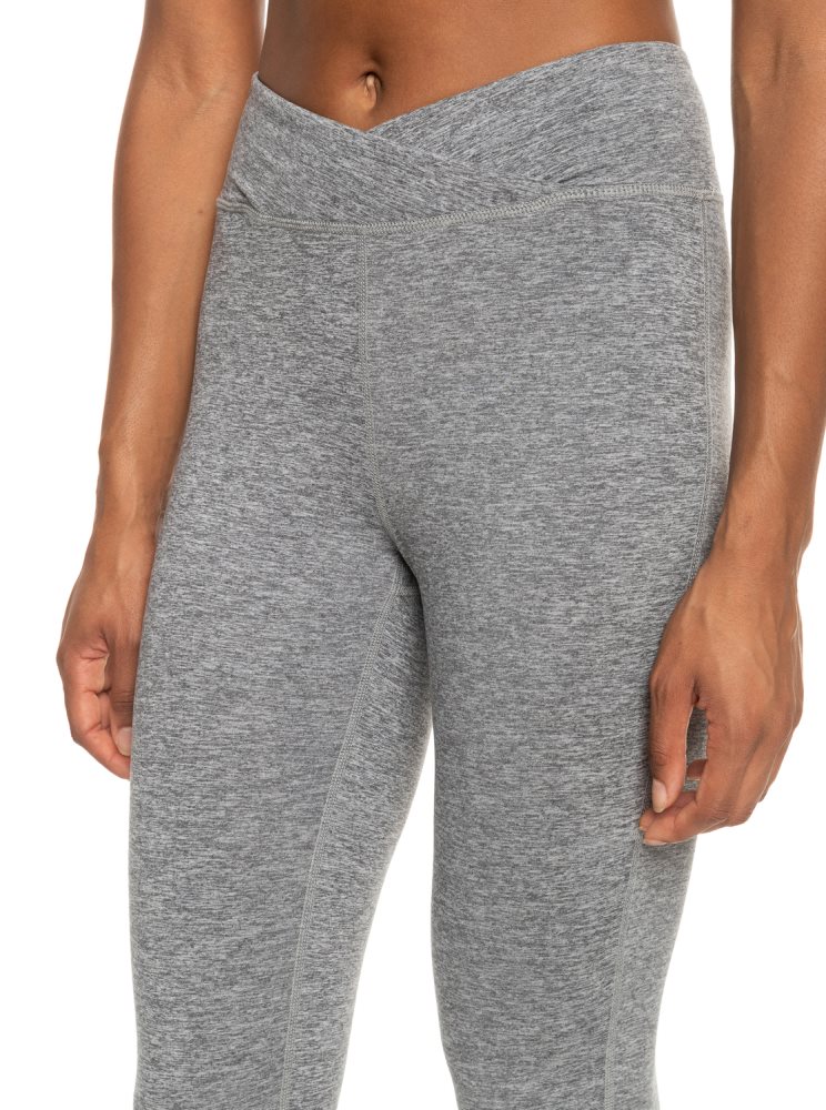 Grey Women's Roxy Everyday Technical Leggings | USA CMOQ-97245