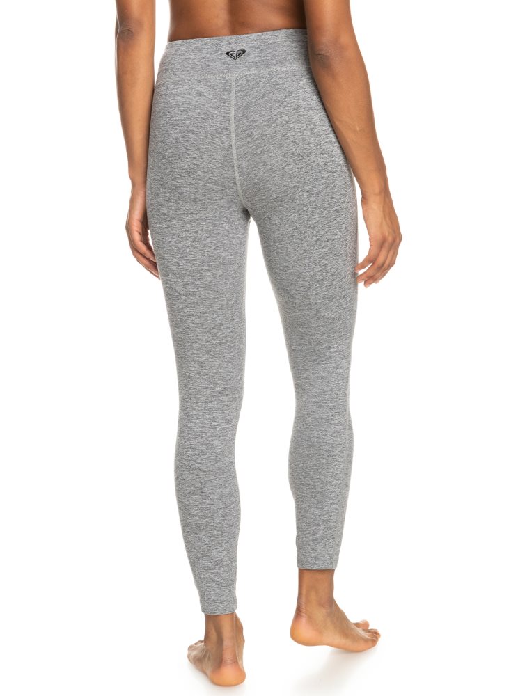 Grey Women's Roxy Everyday Technical Leggings | USA CMOQ-97245