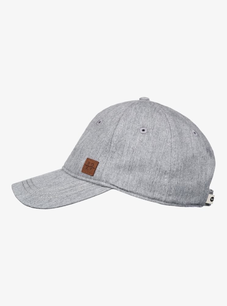 Grey Women's Roxy Extra Innings Baseball Caps | USA GMFZ-39815