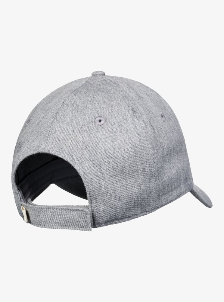 Grey Women's Roxy Extra Innings Baseball Caps | USA GMFZ-39815