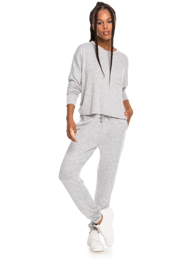 Grey Women's Roxy Just Perfection Sweatpants | USA XBMN-23146