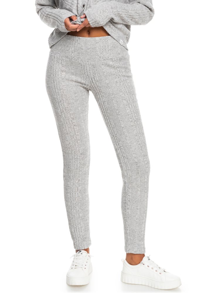 Grey Women's Roxy Lazy Day Non-Denim Pants | USA NYPL-93145