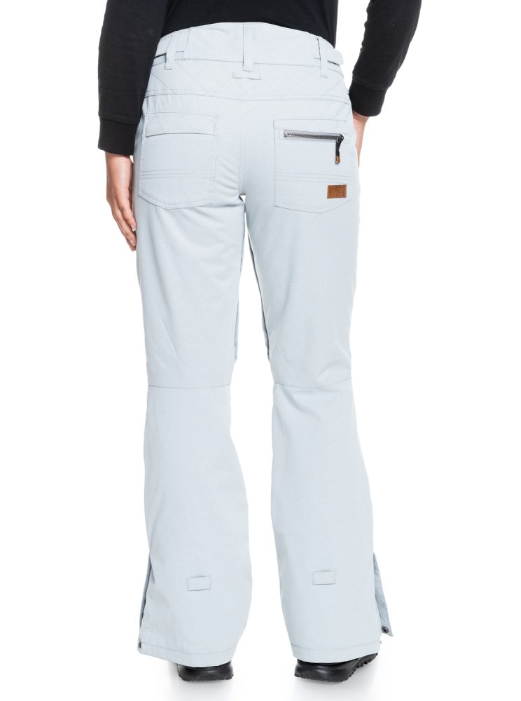 Grey Women's Roxy Nadia Insulated Snow Pants | USA FKQN-93784