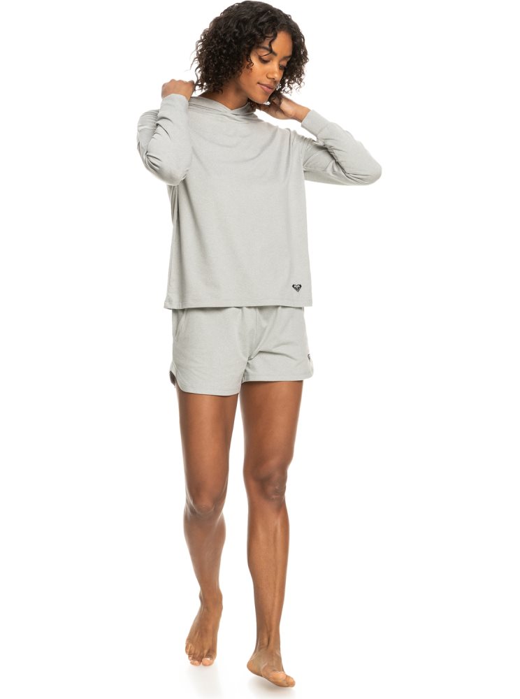 Grey Women's Roxy Naturally Active Hoodie | USA UPMG-71845