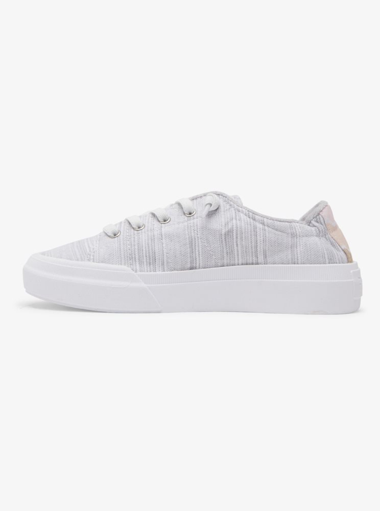 Grey Women's Roxy Rae Sneakers | USA XHIP-83167