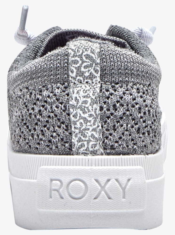 Grey Women's Roxy Rae Sneakers | USA XLIU-61349