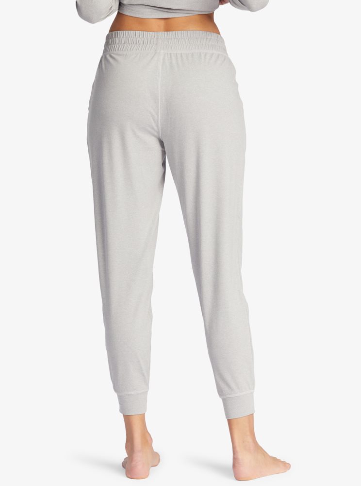 Grey Women's Roxy Sun Might Shine Workout Pants | USA PQTZ-63015