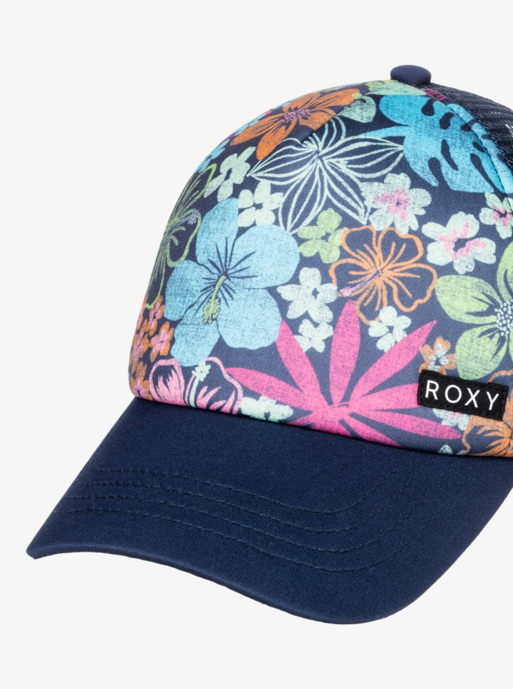 Indigo Kids' Roxy 4-16 Honey Coconut Trucker Hats | USA PNOU-38520