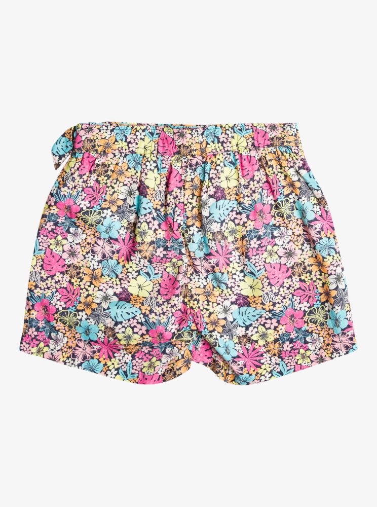 Indigo Kids' Roxy 4-16 Into The Unknown Wrap Skort Shorts | USA OWPM-28475