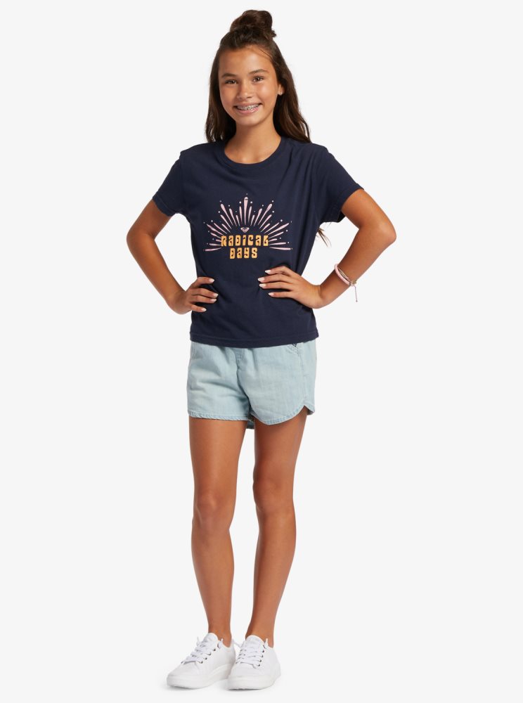 Indigo Kids' Roxy 4-16 Radical Days T Shirts | USA KRPW-64795