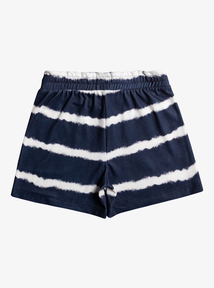 Indigo Stripes Kids' Roxy Unstoppable Shorts | USA RPDH-50179