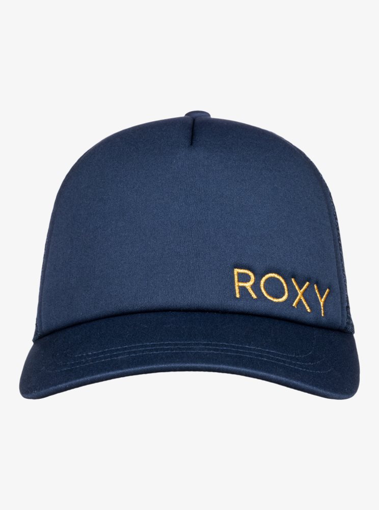 Indigo Women's Roxy Finishline Trucker Hats | USA OCWP-72564