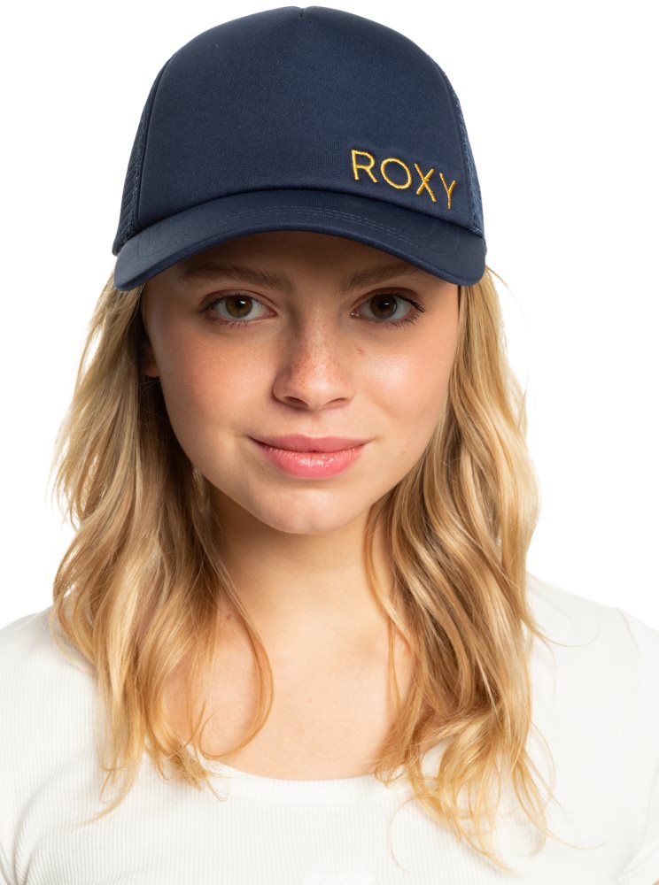 Indigo Women\'s Roxy Finishline Trucker Hats | USA OCWP-72564