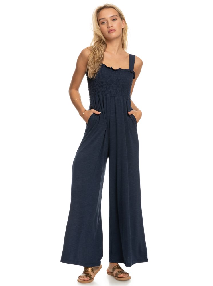 Indigo Women's Roxy Just Passing By Jumpsuit | USA ZOWH-10795