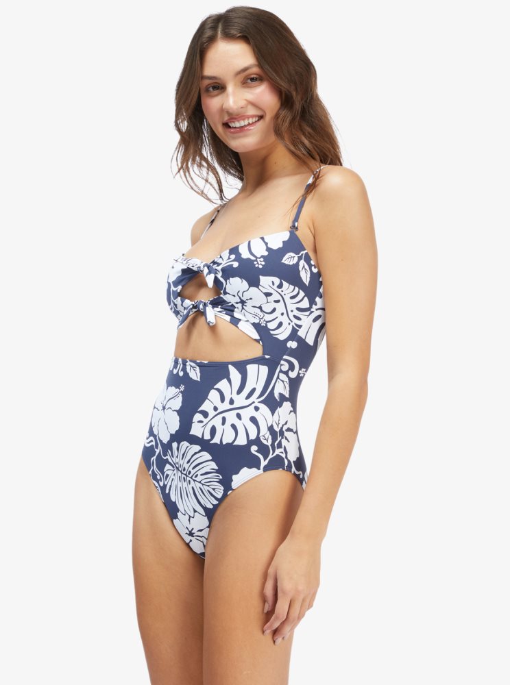 Indigo Women's Roxy Just Shine Fashion Women One Piece Swimsuits | USA DKTC-63905