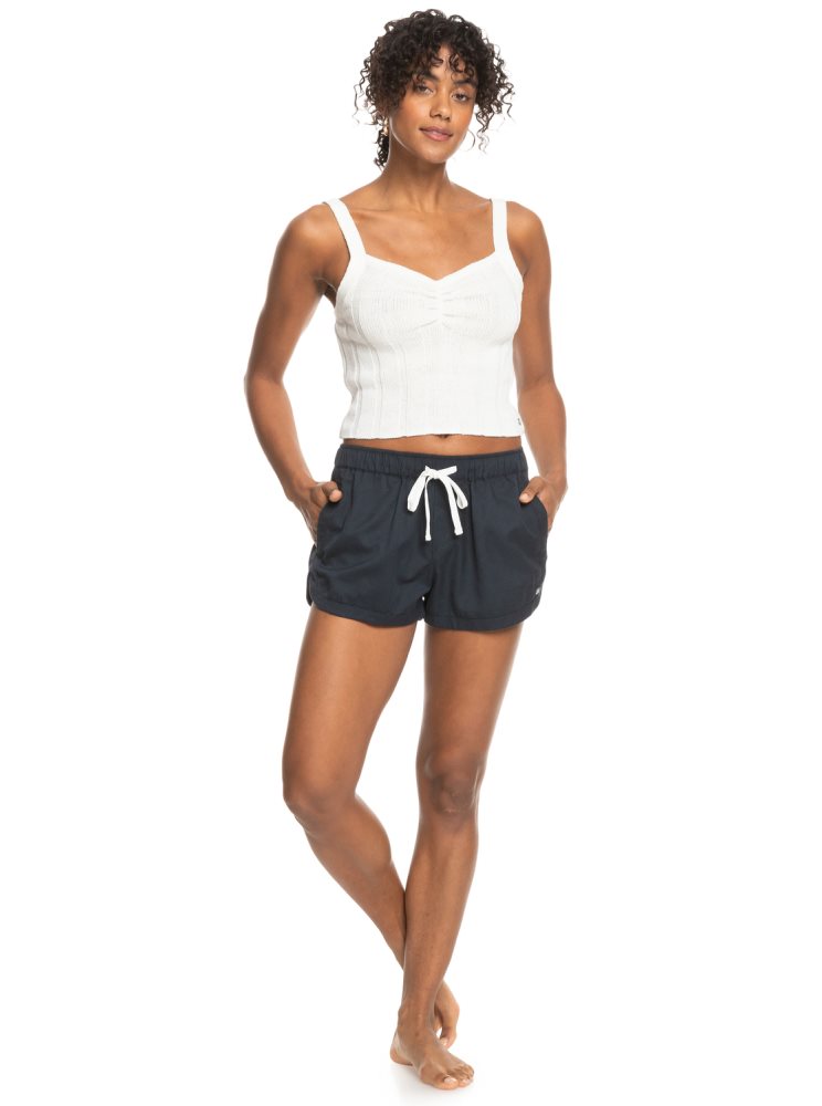 Indigo Women's Roxy New Impossible Love Elasticized Shorts | USA JFRK-42537