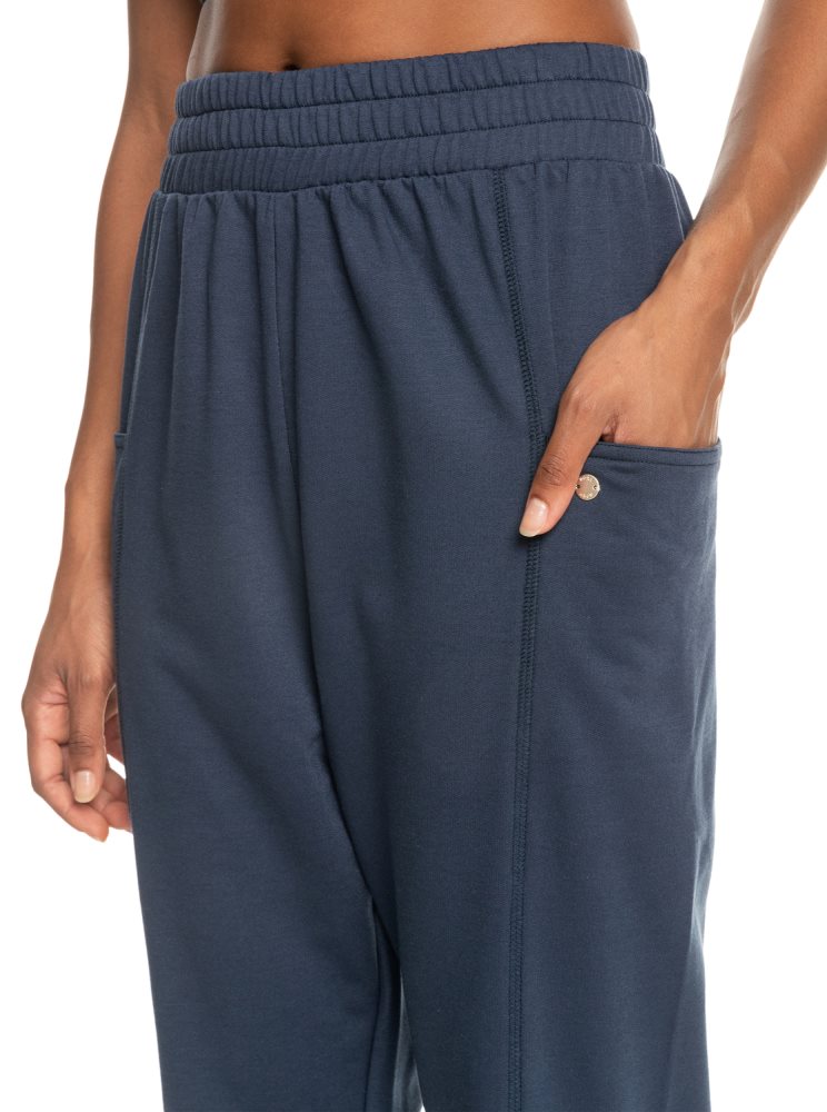 Indigo Women's Roxy Next Set Drop Crotch Sweatpants | USA LGYO-91830