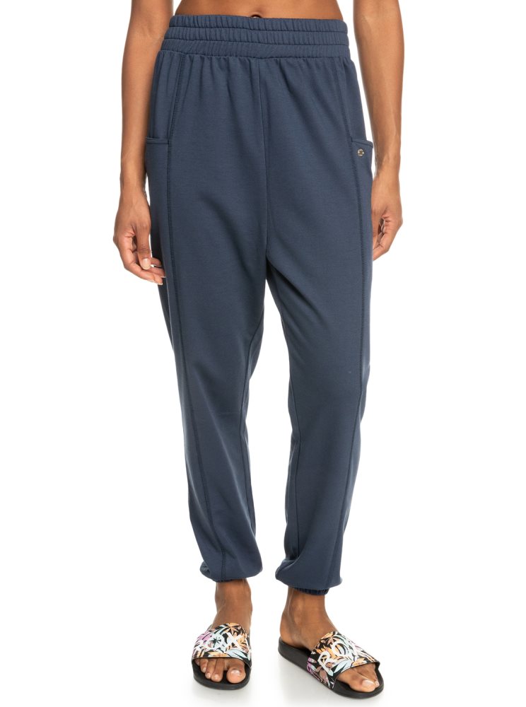 Indigo Women\'s Roxy Next Set Drop Crotch Sweatpants | USA LGYO-91830